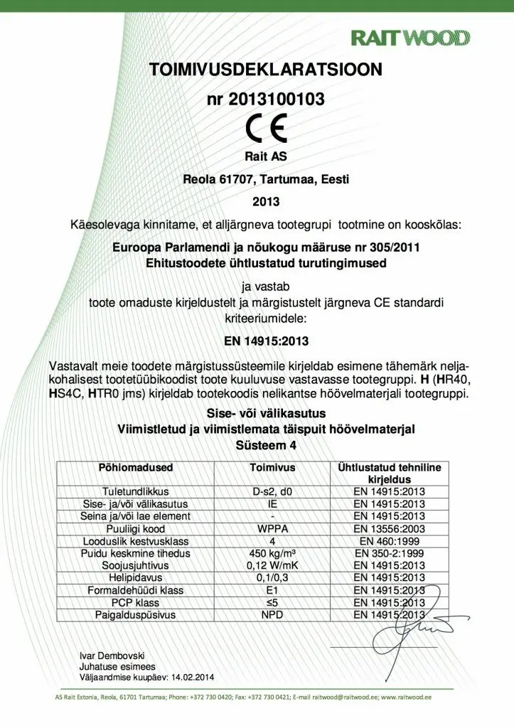 Materiālu sertifikācija